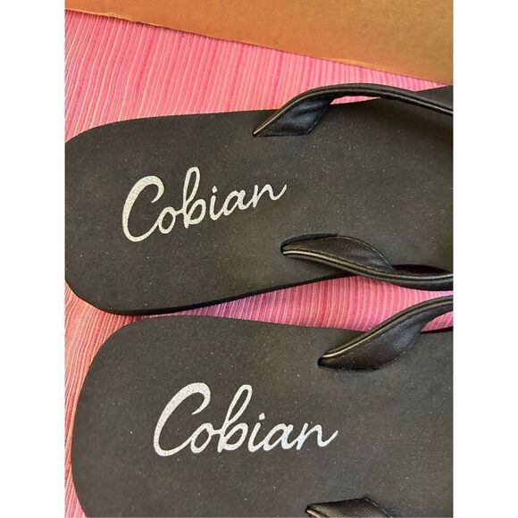 Cobian black flip flops size 11 - Picture 4 of 8